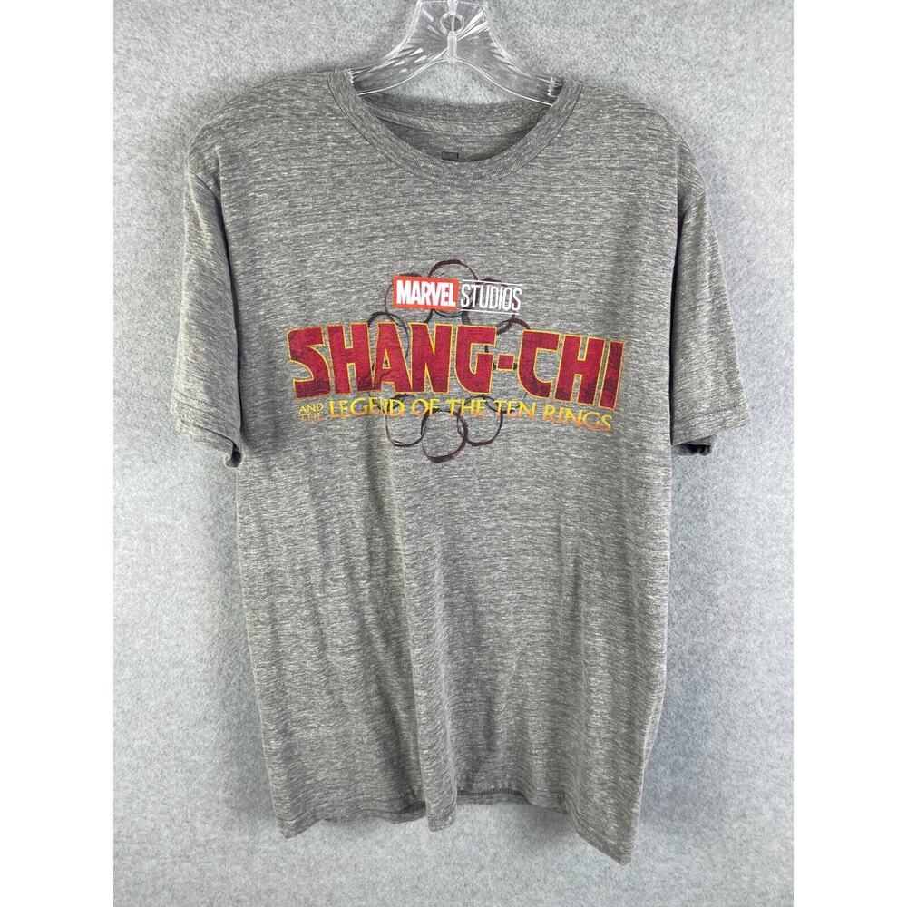 Chang Chi Legend of the Ten Rings T Shirt Men's Size M Gray Marvel Hero Tee